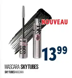Familiprix Maybelline New York Lash Sensational Sky Tubes tubing mascara #801 Ultra Black offer