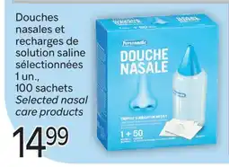 Brunet Personnelle Douches nasales et recharges de solution saline sélectionnées offer