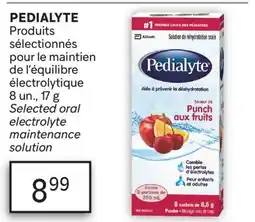 Brunet PEDIALYTE Produits sélectionnés pour le maintien de l'équilibre offer