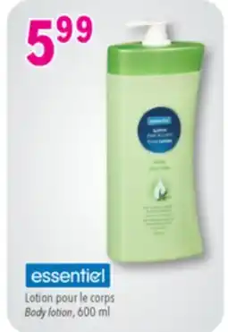Familiprix Essentiel body lotion Aloe Vera offer