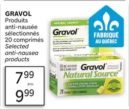Brunet GRAVOL Produits anti-nausée sélectionnés offer