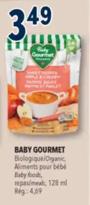 Familiprix Baby Gourmet sweet potato apple & chicken purée offer