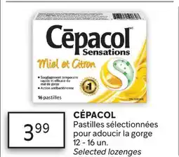 Brunet CÉPACOL Pastilles sélectionnées pour adoucir la gorge offer