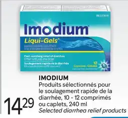 Brunet IMODIUM Produits sélectionnés pour le soulagement rapide de la diarrhée offer
