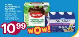 Brunet BOOST, PERSONNELLE NUTRIUM Substituts de repas sélectionnés offer