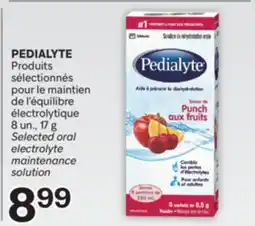 Brunet PEDIALYTE Produits sélectionnés pour le maintien de l'équilibre électrolytique offer
