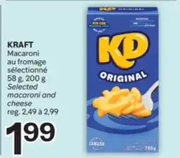 Brunet KRAFT Macaroni au fromage sélectionné offer