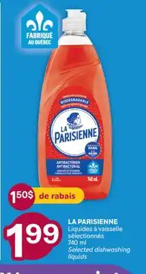 Brunet LA PARISIENNE Liquides à vaisselle sélectionnés offer