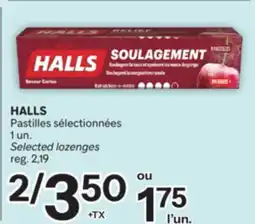 Brunet HALLS Pastilles sélectionnées offer