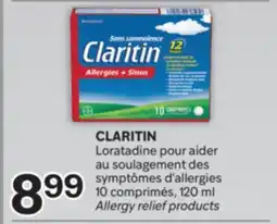 Brunet CLARITIN Loratadine pour aider au soulagement des symptômes d'allergies offer