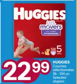 Brunet HUGGIES Couches sélectionnées offer