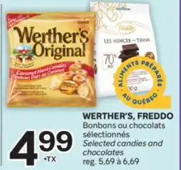 Brunet WERTHER'S, FREDDO Bonbons ou chocolats sélectionnés offer