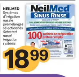 Brunet NEILMED Systèmes d'irrigation nasale prémélangés sélectionnés offer