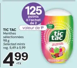 Brunet TIC TAC Menthes sélectionnées offer