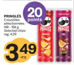 Brunet PRINGLES Croustilles sélectionnées offer