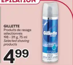 Brunet GILLETTE Produits de rasage sélectionnés offer