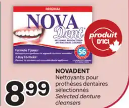 Brunet NOVADENT Nettoyants pour prothèses dentaires sélectionnés offer