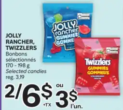 Brunet JOLLY RANCHER, TWIZZLERS Bonbons sélectionnés offer