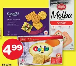 Marches Tradition DARE, PANACHE OR GRISSOL COOKIES OR CRACKERS offer