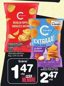 Marches Tradition COMPLIMENTS CHIPS offer