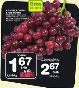 Marches Tradition SEEDLESS RED GRAPES offer