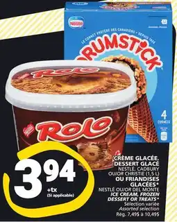 Marches Tradition NESTLÉ ICE CREAM, FROZEN DESSERT OR TREATS offer