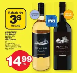Marches Tradition SMOKY BAY RED OR WHITE WINE offer