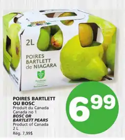 Marches Tradition BOSC OR BARTLETT PEARS offer
