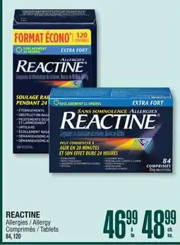 Jean Coutu REACTINE Allergies Tablets offer
