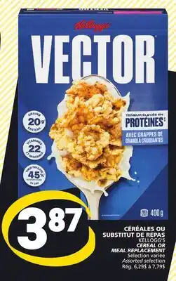 Marches Tradition KELLOGG'S CEREAL OR MEAL REPLACEMENT offer