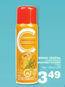 Marches Tradition COMPLIMENTS VEGETABLE COATING offer