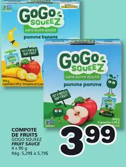 Marches Tradition GOGO SQUEEZ FRUIT SAUCE offer