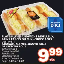 Marches Tradition C'EST PRÊT! SANDWICH PLATTER, STUFFED ROLLS OR CRESCENT ROLLS offer