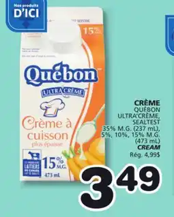 Marches Tradition QUEBON CREAM offer