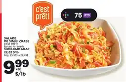 Marches Tradition C'EST PRÊT! SIMILI-CRAB SALAD offer