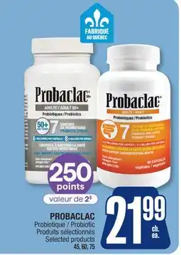 Jean Coutu PROBACLAC Probiotic offer