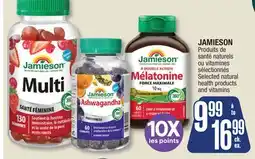 Jean Coutu JAMIESON Selected natural health products and vitamins offer