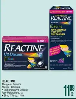Jean Coutu REACTINE Allergies - Enfants offer
