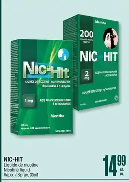 Jean Coutu NIC-HIT offer