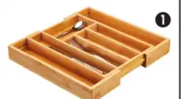 Canadian Tire type A Expandable Bamboo Cutlery Tray offer
