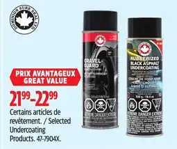 Canadian Tire gravel guard Selected Undercoating Products offer