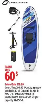 Canadian Tire 10´ Inflatable Stand-Up Paddle Board offer