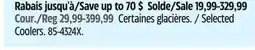 Canadian Tire Selected Coolers offer
