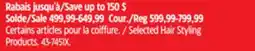 Canadian Tire Certains articles pour la coiffure offer