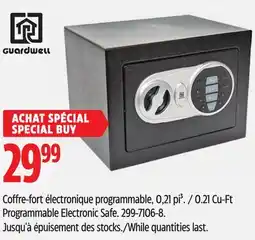 Canadian Tire 0.21 Cu-Ft Programmable Electronic Safe offer