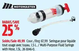 Canadian Tire Multi-Purpose Fluid Syringe with Hose offer