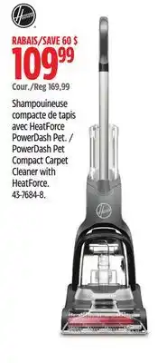 Canadian Tire Hoover PowerDash Pet Compact Carpet Cleaner with HeatForce offer