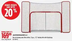 Canadian Tire WINNWELL Hockey Net with Backstop offer