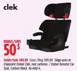 Canadian Tire Clek Oober Booster Car Seat, Carbon Black offer