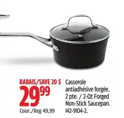 Canadian Tire 2-Qt Forged Non-Stick Saucepan offer